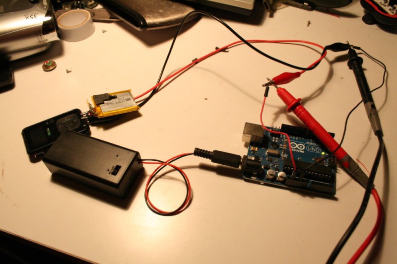 Chargement batterie Sansa Clip avec une Arduino
