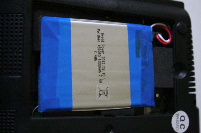 Batterie LIPO "Great Power 2012.08.10 L Polymer 1000mAh 7.4V 7.4Wh"